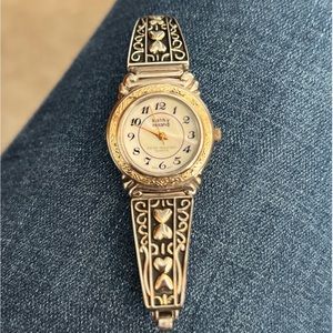 Kathy Ireland vintage sterling silver watch.
